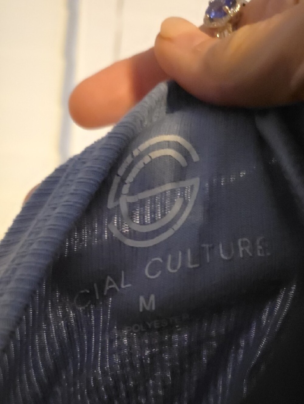 Blue 'Baby Girl' Ribbed Tee - Picture 2 of 5
